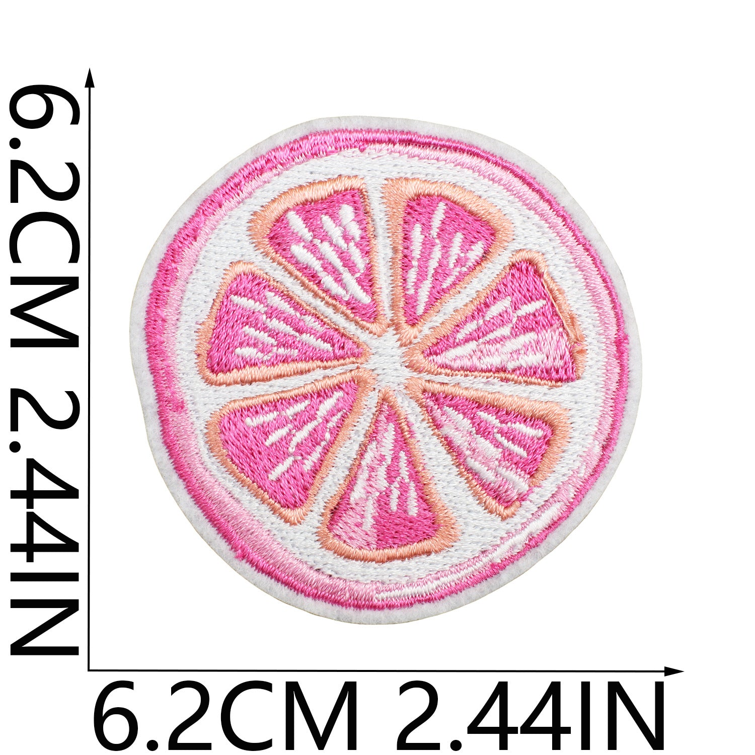Wholesale Pink Python Embroidered Cloth Sticker